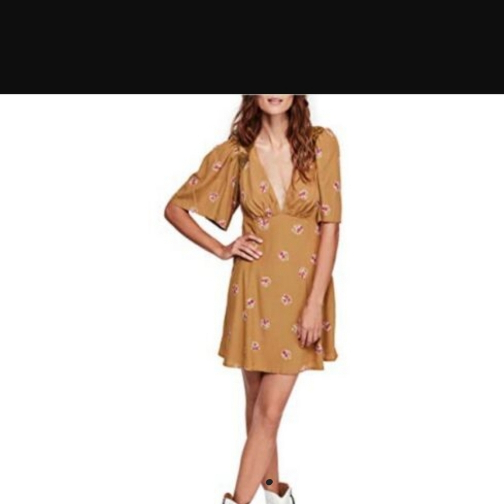 Clove Comb Mockingbird Backless Mini Casual Dress